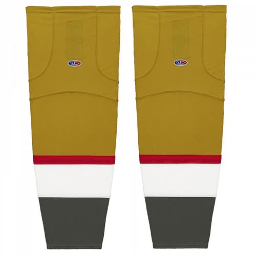Athletic Knit HS2100-625 2021 Vegas 3rd Gold Cut&Sew Mesh Hockey Socks - Senior 30"
