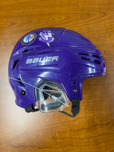 Purple Small Bauer Re-Akt 95 Helmet (Used)