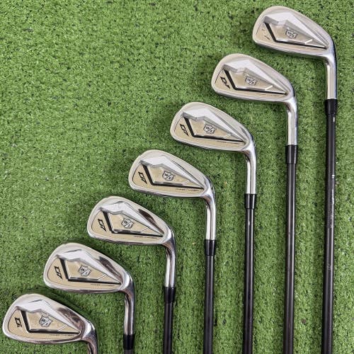 Wilson Staff D7 Forged Iron Set 4-PW KBS Tour C-Taper Limited Stiff + Plus Flex