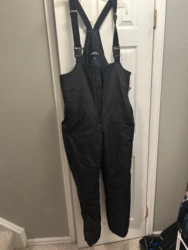Black Men's Adult XL Ski Pants Snow boarding bib pants Sports Essentials (Used)