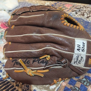 Tripple Play All Star Infield/Outfield Baseball Glove 12" Great Feeling, Game Ready Glove. Leather