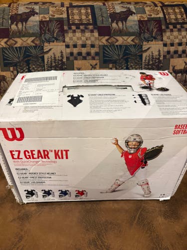 Red Wilson EZ Gear Kit Catcher's Set (New)
