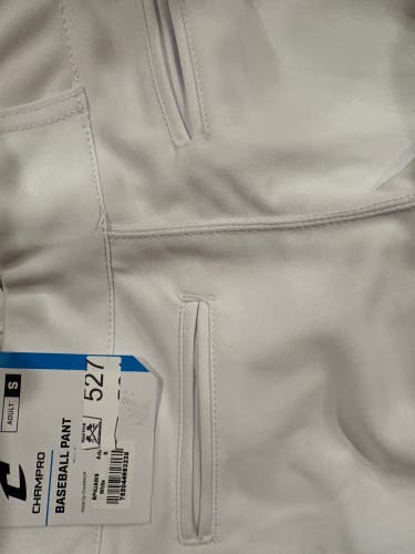 White Men's Small Adult Champro Game Pants (Used)