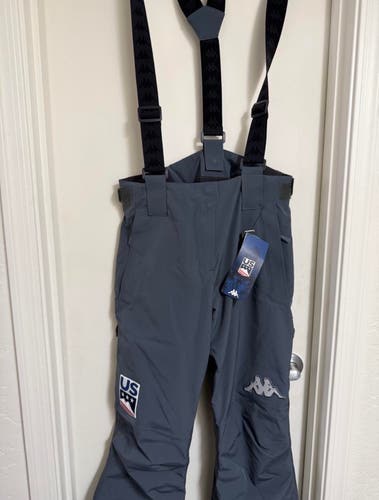 Grey Kappa US Ski Team Pants (New)