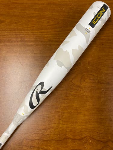 2025 Rawlings Icon Composite Bat USSSA Certified (-5) Composite 27 oz 32" (Used)