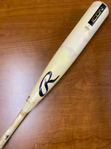 2025 Rawlings Icon Composite Bat BBCOR Certified (-3) Composite 29 oz 32" (Used)