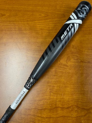 Black 2022 Louisville Slugger Meta Composite Bat (-11) Composite 19 oz 30" (Used)