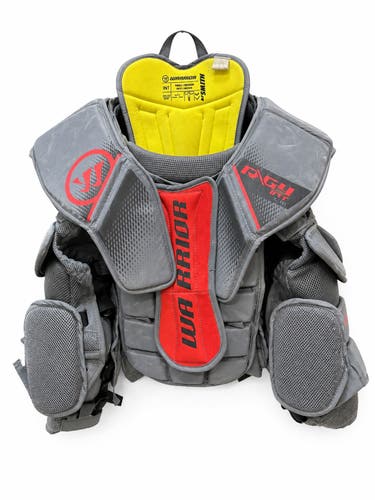 Warrior Ritual G4 INT S/M Goalie Chest & Arm Protector Intermediate Gray Hockey
