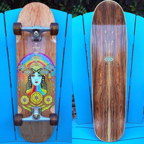 Arbor Cucharon Solstice Collection Complete Longboard Skateboard 8.75” x 32.375”