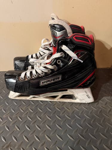 2017 Bauer Vapor 1X Pro Hockey Goalie Skates Extra Wide Width 9.5 (Used)