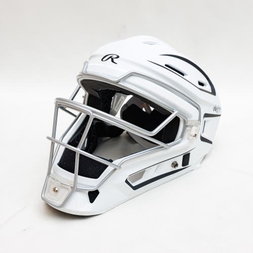 Rawlings Velo 2.0 Catchers Helmet White