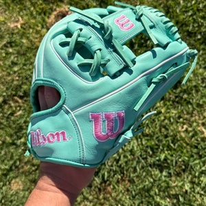 NWOT 2026 WILSON A2000 1786 11.5" RHT SEAFOAM SECRET MENU INFIELD BASEBALL GLOVE: WBW104298115