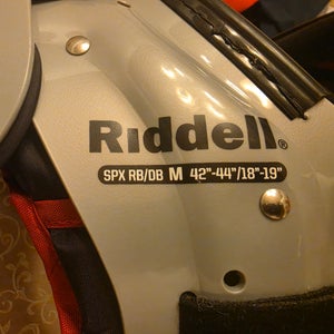 Medium Adult Riddell Power SPX RB-DB Shoulder Pads (Used)