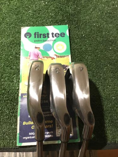 Callaway Steelhead X-16 Irons Set (2-4 Irons) X-Stiff X100 Steel Shafts *VGC*