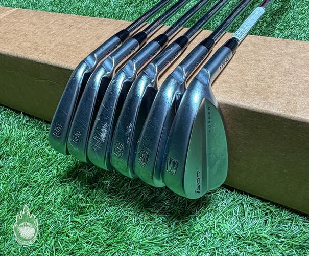 Used RH Ping Red Dot i500 Forged Irons 5-PW LZ 125g 6.5 X-Stiff Steel Golf Set
