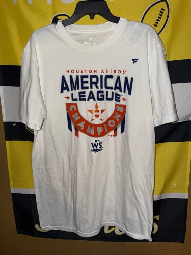 Fanatics MLB Baseball Houston Astros 2022 American League Champions T Shirt Mens
