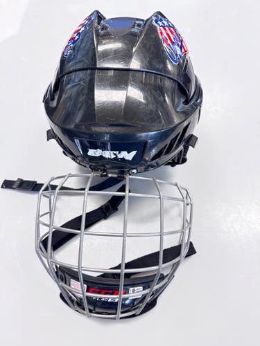 Used CCM FL40 S Helmet Cage Combo Black SM 11860-S000314792