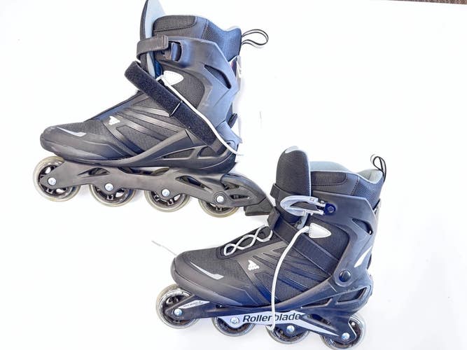 Used Rollerblade ZETRABLADE Senior Rec Fitness Skates Black Senior 12 11860-S000314784