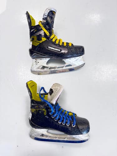 Used Bauer 3S FIT 2 Intermediate Hockey Skate Intermediate 5.0 11860-S000314827