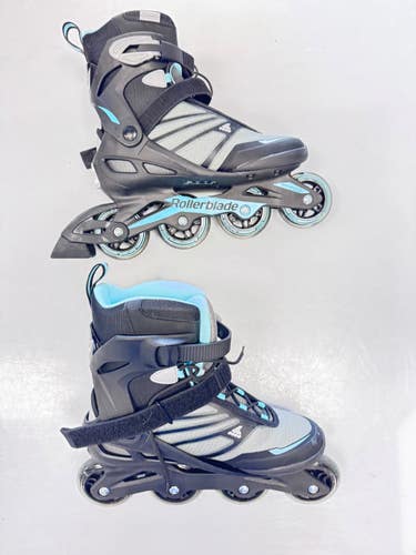 Used Rollerblade ZETRABLADE WOMANS Senior Rec Fitness Skates Black Senior 10 11860-S000314823
