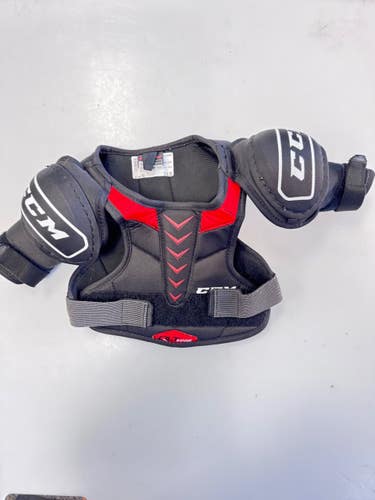 Used CCM QLT EDGE Youth Shoulder Pads MD 11860-S000314796