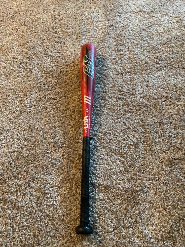 2021 Marucci cat x USABat Certified Bat (-10) 16 oz 26" (Used)
