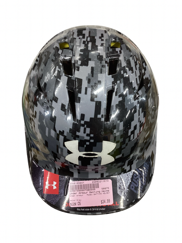 Used Under Armour BATTING HELMET Batting Helmet No Mask Grey One Size 11613-S000189041