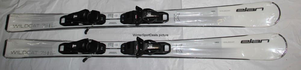 NEW 2027 ELAN Wildcat 75 skis women's 140cm with EL 9.0 GW adjustable bindings
