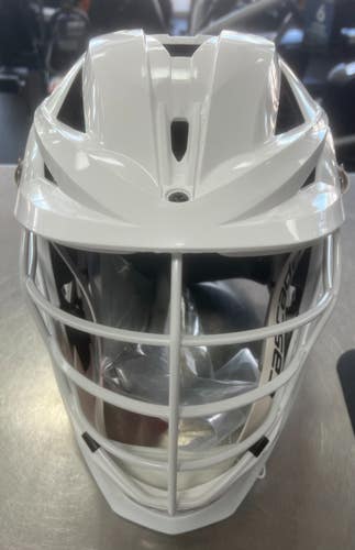 Used Cascade NEW XRS PRO Lacrosse Helmet White Fits all 11497-S000161009