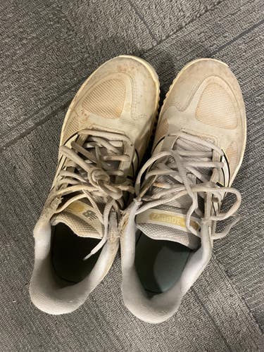 Used New Balance FRESH FOAM TURF TRAINER BB/SB Cleats White Senior 8.5 11614-S000243239
