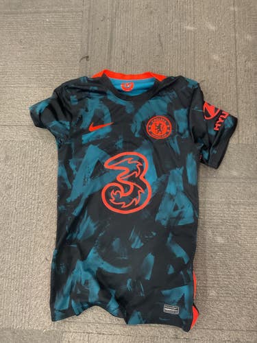 Used Nike CHELSEA FOOTBALL CLUB MOUNT 19 Soccer Top Adt Teal SM 11614-S000243220
