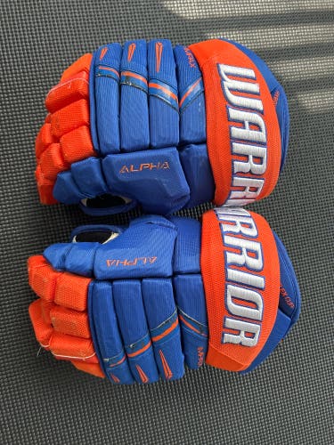 Warrior Alpha Pro Gloves 13" Pro Stock (Used)