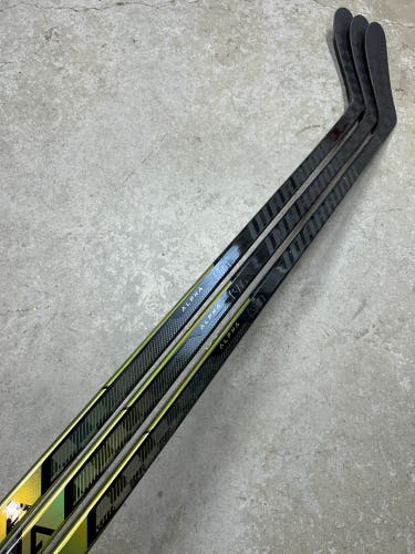 3 PACK 90 Flex P28 Senior Warrior Alpha LX3 Pro Left Hand Hockey Stick Pro Stock (New)