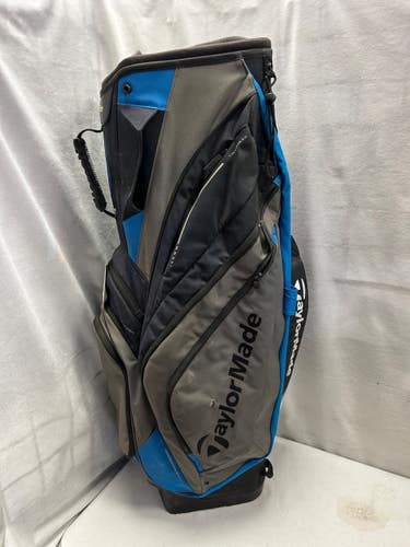 Used Taylormade 14 WAY Mens Cart Bag Royal Blue 11490-S000277131