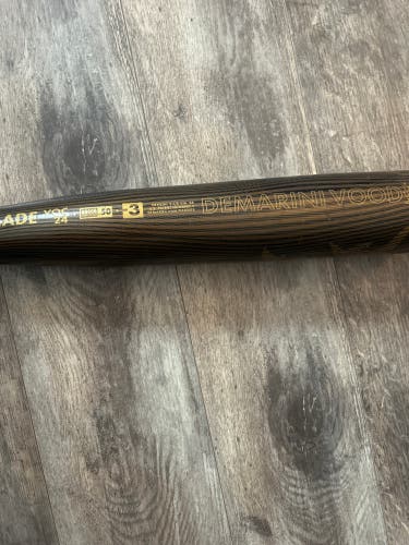 2024 DeMarini Voodoo One Alloy BBCOR Certified Bat (-3) 29 oz 32" (Used)