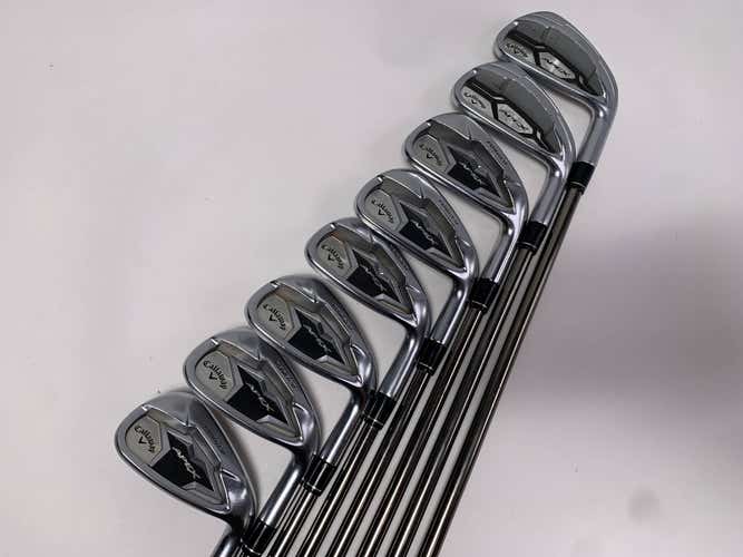 Callaway Apex CF 16 Iron Set 4-PW+AW Recoil ZT9 460 F3 Regular RH +1/2''