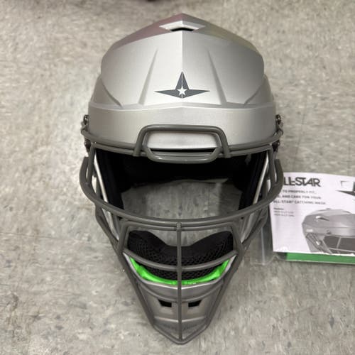 All Star MVP PRO LT Catcher's Mask SML Silver (Used)