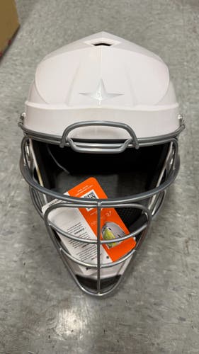 White Adult All Star MVP PHX Catcher's Mask Size LGE (Used)