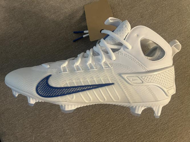 New Nike Hurache 9 Elite Mid Lacrosse Cleats - Men's Size M 10.5