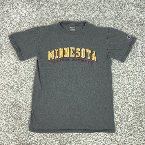 Minnesota Golden Gophers Shirt Mens Small Gray NCAA College Champion Tee T