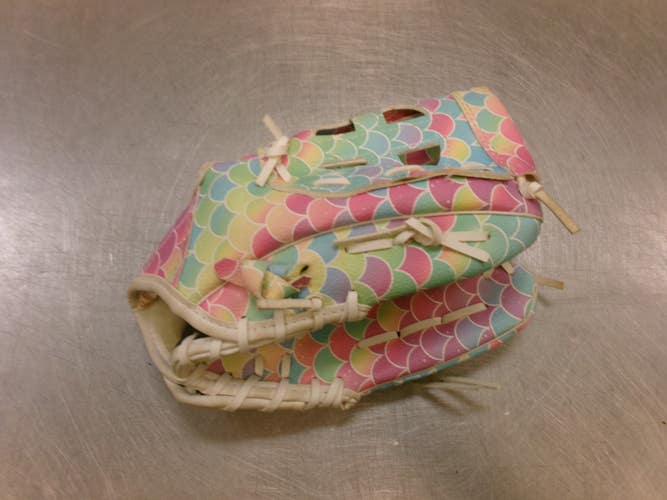 Used MERMAID BB/SB Glove RH Throw White And Pink 10" 11339-S000206380