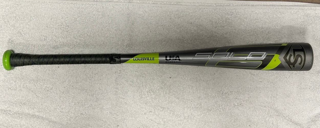 2020 Louisville Slugger Solo Alloy USABat Certified Bat (-11) 17 oz 28" (Used)