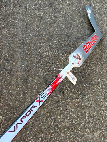 Senior Bauer Vapor X5 Pro Goalie Stick Regular 27" Paddle (New)