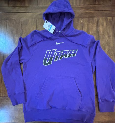 Utah Jazz Purple Nike Hoodie Adult Medium NWT