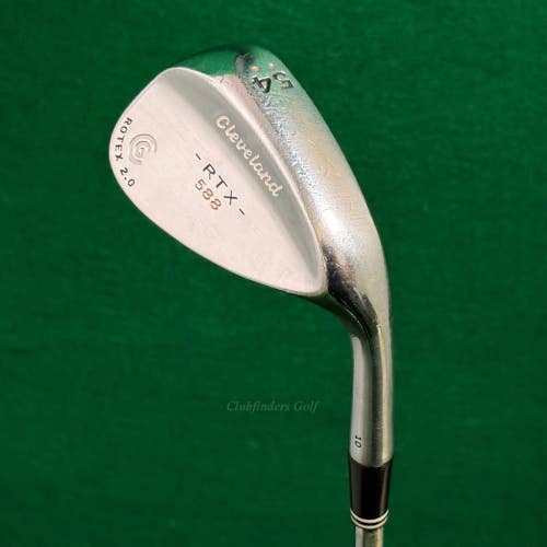 Cleveland 588 RTX Rotex 2.0 Chrome 54-10 54 Sand Wedge Dynamic Gold Wedge Flex