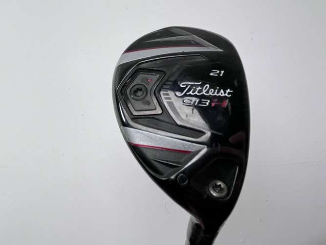 Titleist 913 H Hybrid 21* Fujikura EXS Stiff Graphite Mens RH