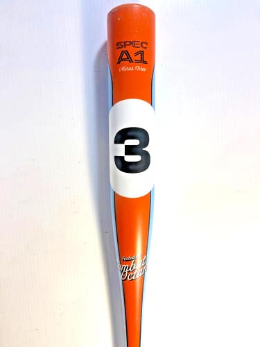 Rare COMBAT MFG Performance "RACER" SPEC-A1 BBCOR Bat 34in/31oz only 50 Swings