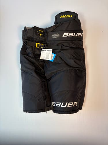 New Senior Bauer Supreme Mach Hockey Pants - Black
