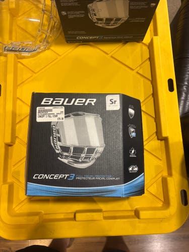 Large Bauer Concept 3 Full Shield Full Cage (Used)