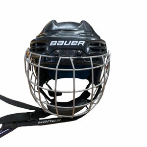Bauer Prodigy Youth Hockey Helmet with Cage - Black
